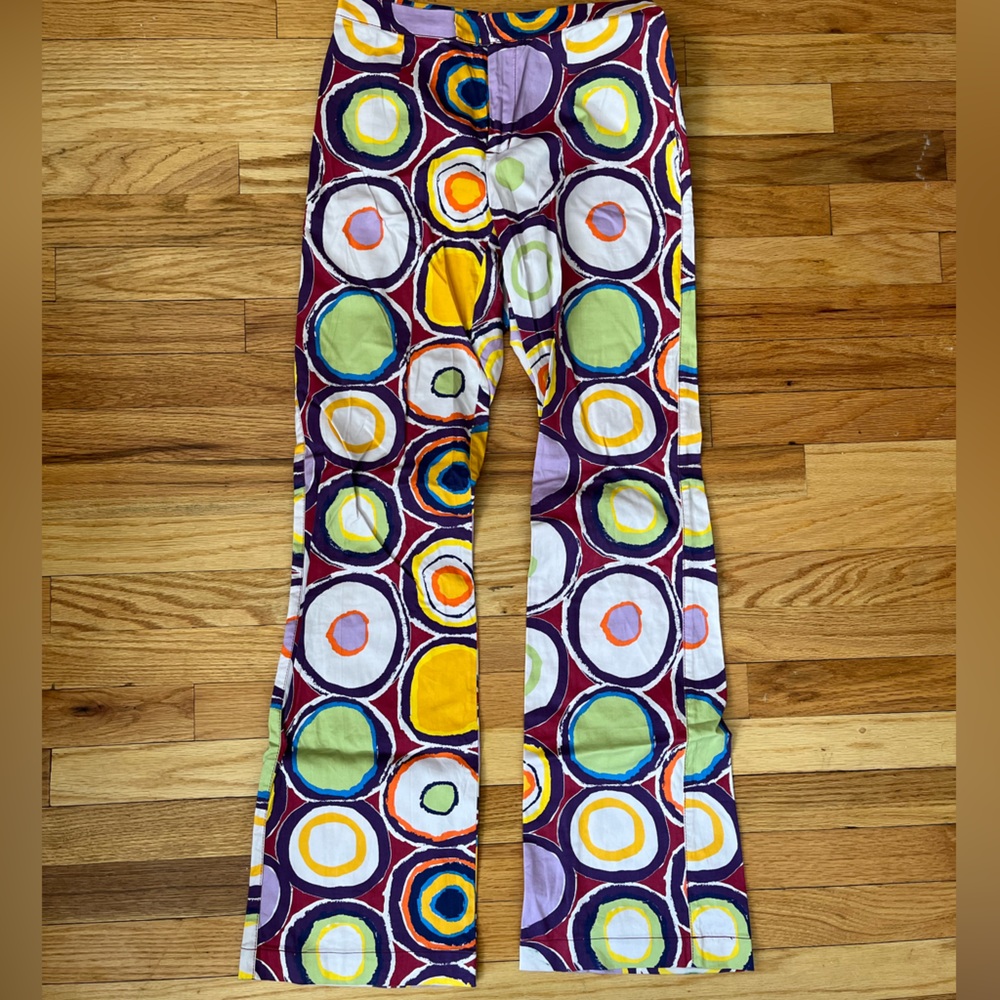 Vintage Krizia patterned pants